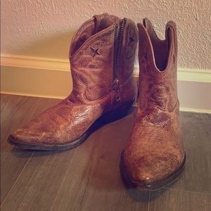 Steve Madden Distressed Cowgirl Booties